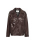 Gestuz Кожено яке 10908392 Кафяв Relaxed Fit - Pepit.bg