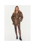 Gestuz Кожено яке Rue 10906851 Кафяв Oversize - Pepit.bg