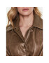 Gestuz Кожено яке Rue 10906851 Кафяв Oversize - Pepit.bg