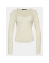 Gina Tricot Блуза 21217 Екрю Regular Fit - Pepit.bg