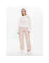 Gina Tricot Пуловер Knitted openwork sweater 19466 Бял Regular Fit - Pepit.bg