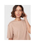 Gina Tricot Тишърт Basic 10469 Бежов Regular Fit - Pepit.bg