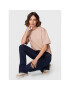 Gina Tricot Тишърт Basic 10469 Бежов Regular Fit - Pepit.bg