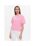 Gina Tricot Тишърт Basic 10469 Розов Regular Fit - Pepit.bg