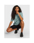 Gina Tricot Тишърт Basic 10469 Син Regular Fit - Pepit.bg