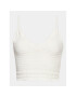 Gina Tricot топ 19542 Бял Regular Fit - Pepit.bg