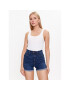 Gina Tricot топ Rib tank 19105 Бял Regular Fit - Pepit.bg