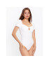 Glamorous Боди CK7013 Бял Slim Fit - Pepit.bg