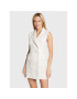 Glamorous Плетена рокля CK6798 Бял Regular Fit - Pepit.bg