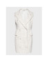Glamorous Плетена рокля CK6798 Бял Regular Fit - Pepit.bg