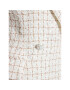 Glamorous Плетена рокля CK6798 Бял Regular Fit - Pepit.bg
