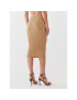 Glamorous Пола тип молив KA6961 Кафяв Slim Fit - Pepit.bg