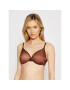 Gossard Сутиен с банели Glossies Sheer Moulded 6271 Кафяв - Pepit.bg