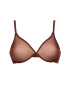 Gossard Сутиен с банели Glossies Sheer Moulded 6271 Кафяв - Pepit.bg