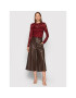 Guess Блуза Dalia W1BP11 KAQN0 Бордо Regular Fit - Pepit.bg