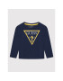 Guess Блуза N84I24 K8HM0 Тъмносин Regular Fit - Pepit.bg