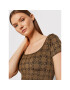 Guess Блуза O1BA3A ZZ04N Кафяв Slim Fit - Pepit.bg