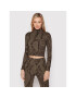 Guess Блуза O1BA43 MC04N Кафяв Slim Fit - Pepit.bg