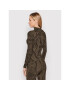 Guess Блуза O1BA43 MC04N Кафяв Slim Fit - Pepit.bg
