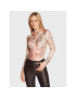 Guess Блуза Shirred Snap Milana W2BP43 KBEM0 Бежов Slim Fit - Pepit.bg