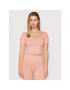 Guess Блуза V2RP13 ZZ04S Розов Slim Fit - Pepit.bg