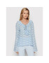 Guess Блуза Silvana W2GH71 WEKK0 Син Relaxed Fit - Pepit.bg