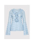 Guess Блуза Silvana W2GH71 WEKK0 Син Relaxed Fit - Pepit.bg