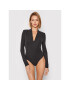 Guess Боди April W1YP85 KAQL0 Черен Slim Fit - Pepit.bg