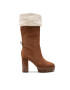 Guess Ботуши Timoty FL8TMT SUE11 Кафяв - Pepit.bg