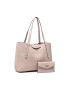 Guess Дамска чанта Eco Brenton Tote HWEVG8 39023 Розов - Pepit.bg