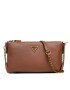 Guess Дамска чанта Helaina Mini Crossbody Top Zip HWVB84 03720 Кафяв - Pepit.bg