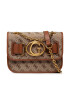 Guess Дамска чанта Aileen Crossbody Flap HWAILE P1416 Кафяв - Pepit.bg