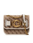 Guess Дамска чанта Aileen Crossbody Flap HWAILE P1416 Кафяв - Pepit.bg