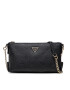 Guess Дамска чанта Helaina Mini Crossbody Top Zip HWPG84 03720 Черен - Pepit.bg