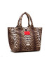 Guess Дамска чанта Printed Canvas Beach Bag E2GZ04 WO00F Кафяв - Pepit.bg