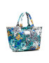 Guess Дамска чанта Printed Canvas Beach Bag E2GZ04 WO00F Цветен - Pepit.bg