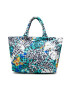 Guess Дамска чанта Printed Canvas Beach Bag E2GZ04 WO00F Цветен - Pepit.bg