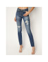 Guess Дънки 1981 Lace up W93A72 D3OJ0 Тъмносин Skinny Fit - Pepit.bg