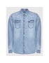Guess дънкова риза M2YH02 D14LE Син Slim Fit - Pepit.bg