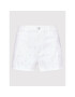 Guess Дънкови шорти Claudia Eyelet W2GD29 D4MW1 Бял Regular Fit - Pepit.bg