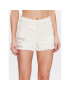 Guess Дънкови шорти Mom W3GD26 D4Y00 Бял Regular Fit - Pepit.bg