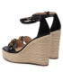 Guess Еспадрили Wendy FL6WEN LEA03 Черен - Pepit.bg