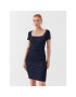 Guess Ежедневна рокля W3YK70 KBU70 Тъмносин Bodycon Fit - Pepit.bg