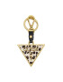 Guess Ключодържател Leather Triangle Keyring RW7420 P2201 Златист - Pepit.bg