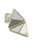 Guess Ключодържател Mirror Triangle Keyring RW7424 P2201 Син - Pepit.bg