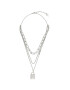 Guess Колие JUBN01 090JW Сребрист - Pepit.bg