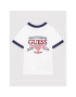 Guess Комплект от тениска с яка и къси панталони I2GG07 K5M20 Бял Regular Fit - Pepit.bg