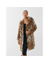 Guess Кожено палто W2BL0A WF2O0 Кафяв Regular Fit - Pepit.bg