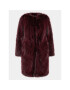 Guess Кожено палто W2BL0Q WF280 Бордо Regular Fit - Pepit.bg
