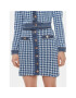 Guess Мини пола Tweed W4RD93 D59L1 Син Regular Fit - Pepit.bg